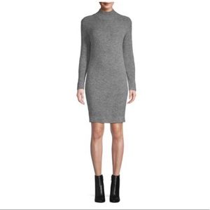 NWT Gray Sweater Dress with Mock Neck Size L